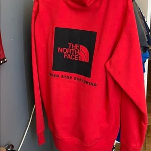 The north face hoodie men’s medium .